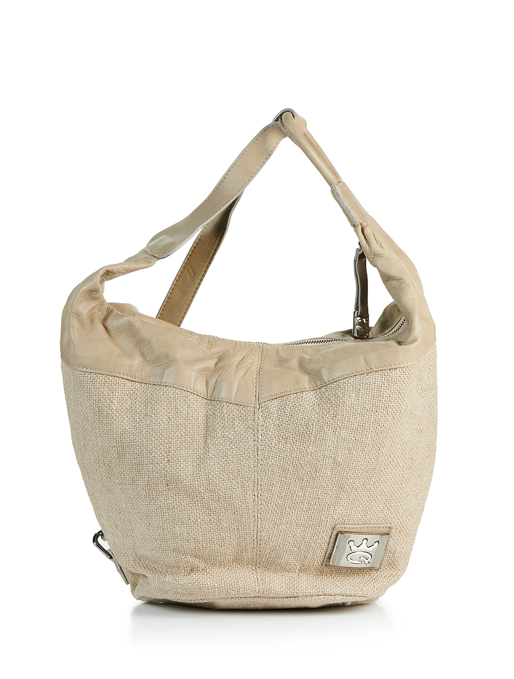 Save The Queen Borsa beige in cotone